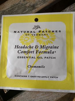 Natural Patches of Vermont - Headache & Migraine Comfort Formula