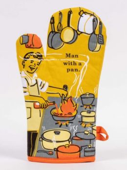Man with a pan.