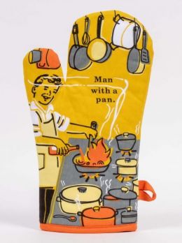 Man with a pan.