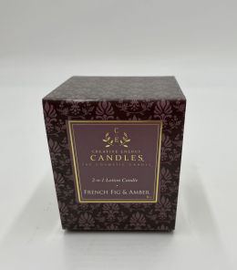 French Fig & Amber 2 in 1 Soy Lotion Candle
