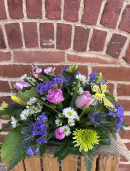 Blooms and Butterfly Centerpiece