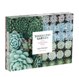 Succulent Garden 2 Sided 500 Piece Puzzle