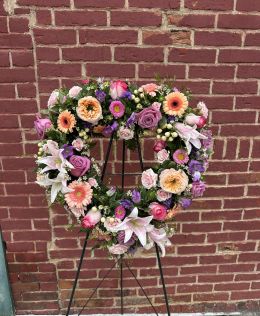 Heart Sympathy Wreath