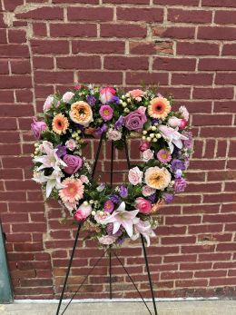 Heart Sympathy Wreath