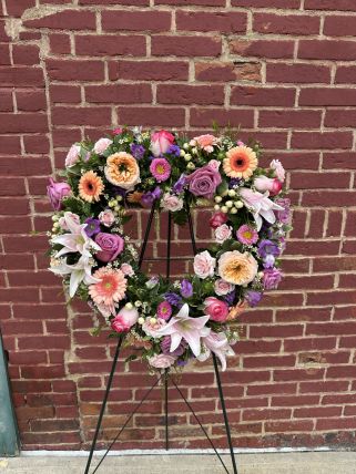 Heart Sympathy Wreath