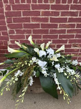 White Calla Spray