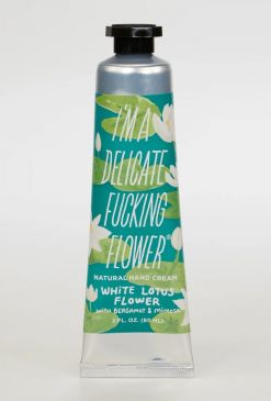 I'M A DELICATE F*** FLOWER NATURAL HAND CREAM -  White Lotus Flower