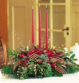 Candle Trio Centerpiece