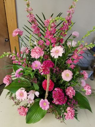 Pink Sentiments Basket