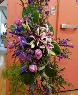 Shades of Violet Standing Spray