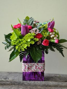 Blooms and butterflies Arrangement