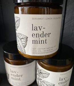 Lav-ender Mint Soy Candle