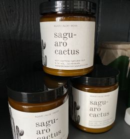 Sagu-aro Cactus Soy Candle