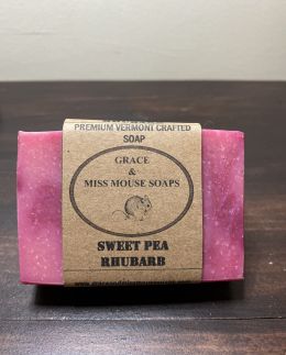 Grace & Miss Mouse Soaps - Sweet Pea Rhubarb